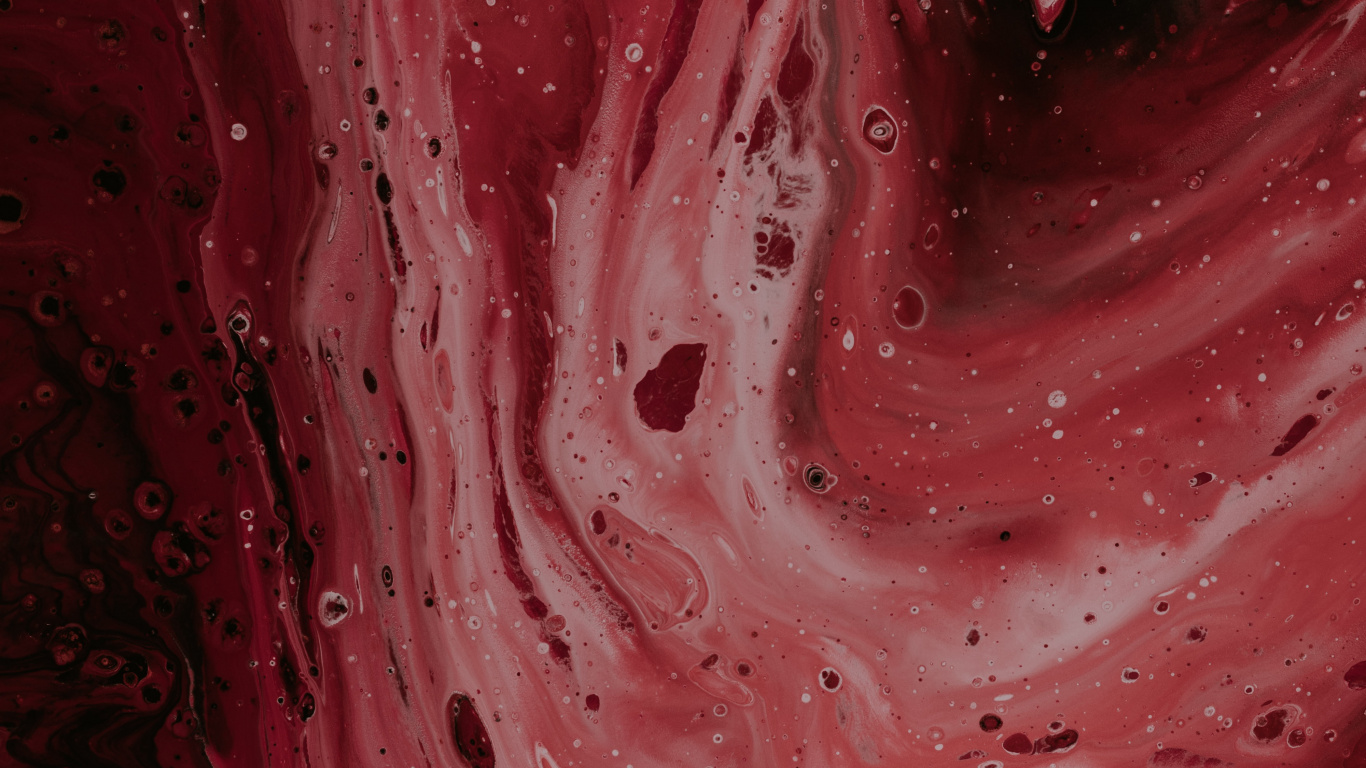 Pintura Abstracta Roja y Blanca. Wallpaper in 1366x768 Resolution