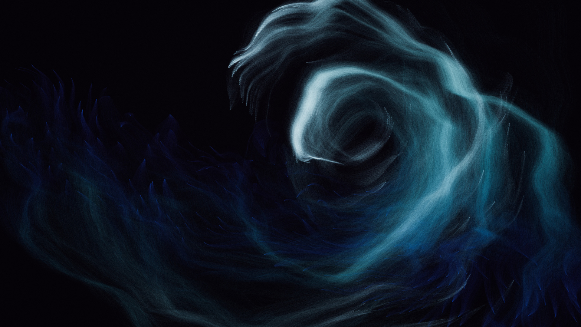Darkness, Graphics, Art, Electric Blue, Painting. Wallpaper in 1920x1080 Resolution