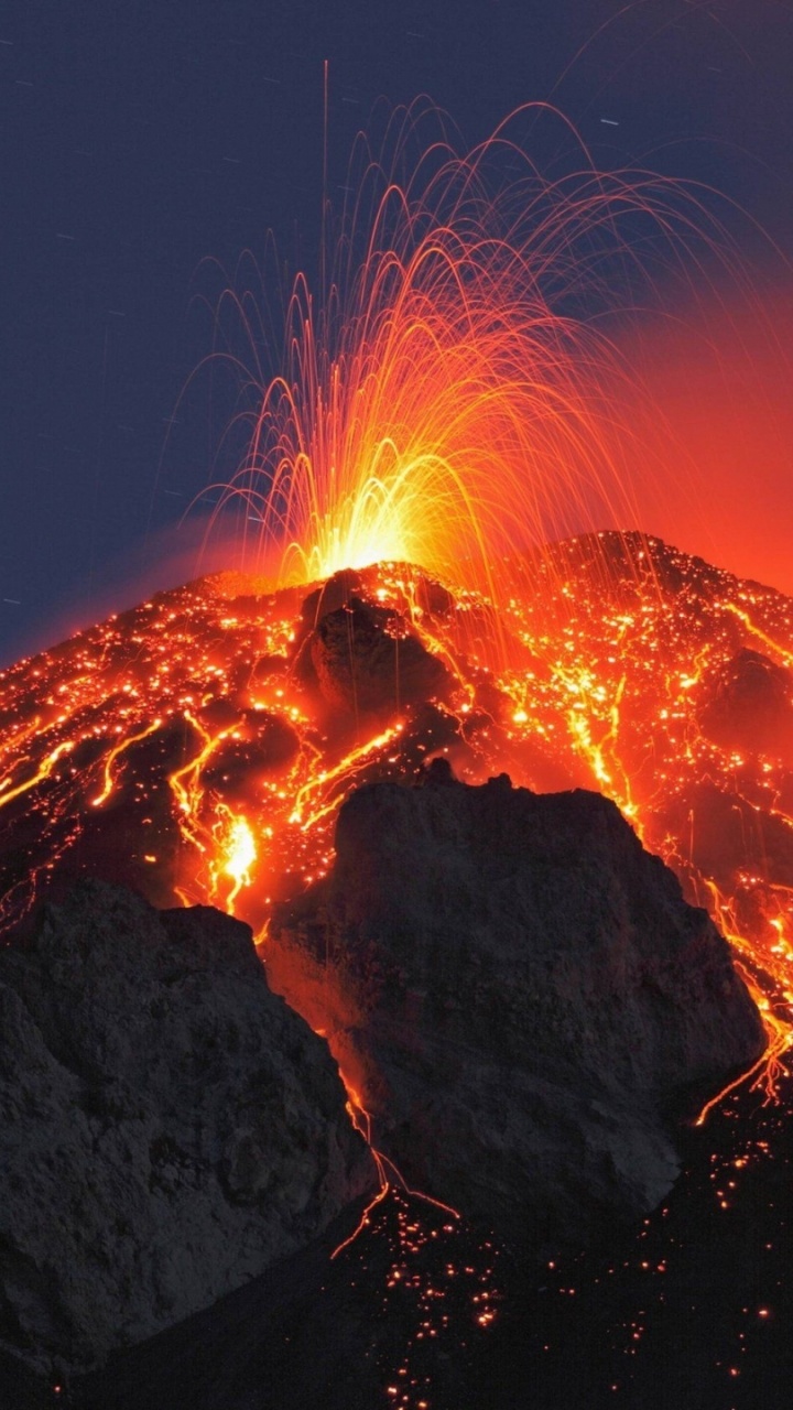 Time Lapse Photography of Fire. Wallpaper in 720x1280 Resolution