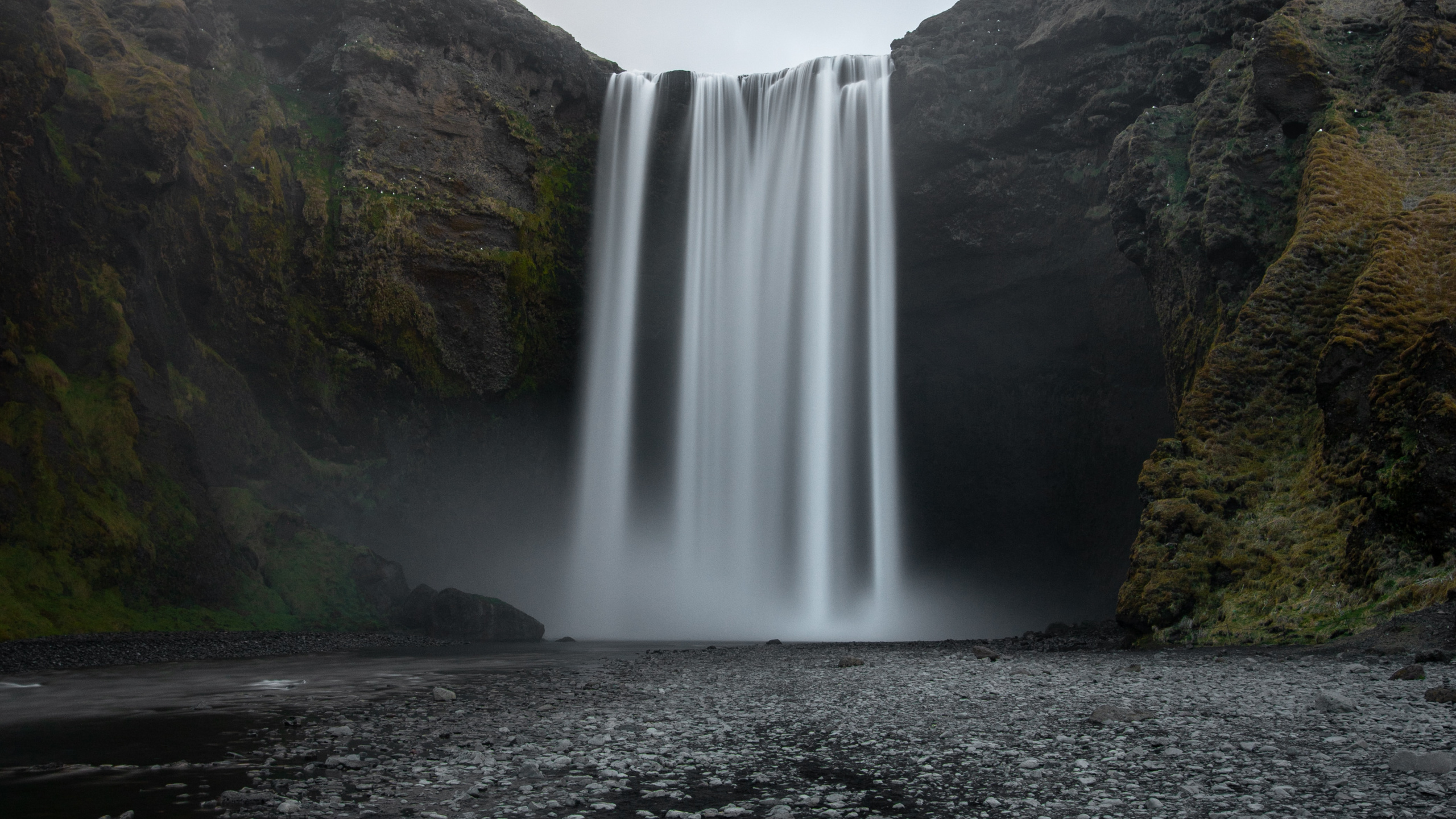 Wasserfall, Wasserlauf, Naturlandschaft, m, Fjord. Wallpaper in 2560x1440 Resolution