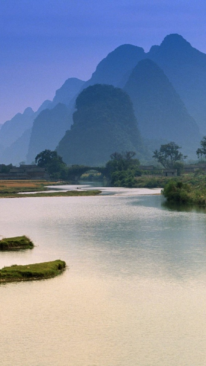 性质, 水资源, 反射, 水道, 天空 壁纸 720x1280 允许