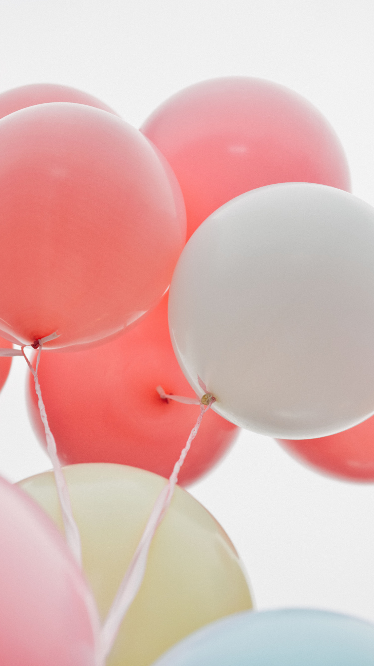 Balloon, Birthday, Pink, Party Supply, Volunteer Hours. Wallpaper in 750x1334 Resolution