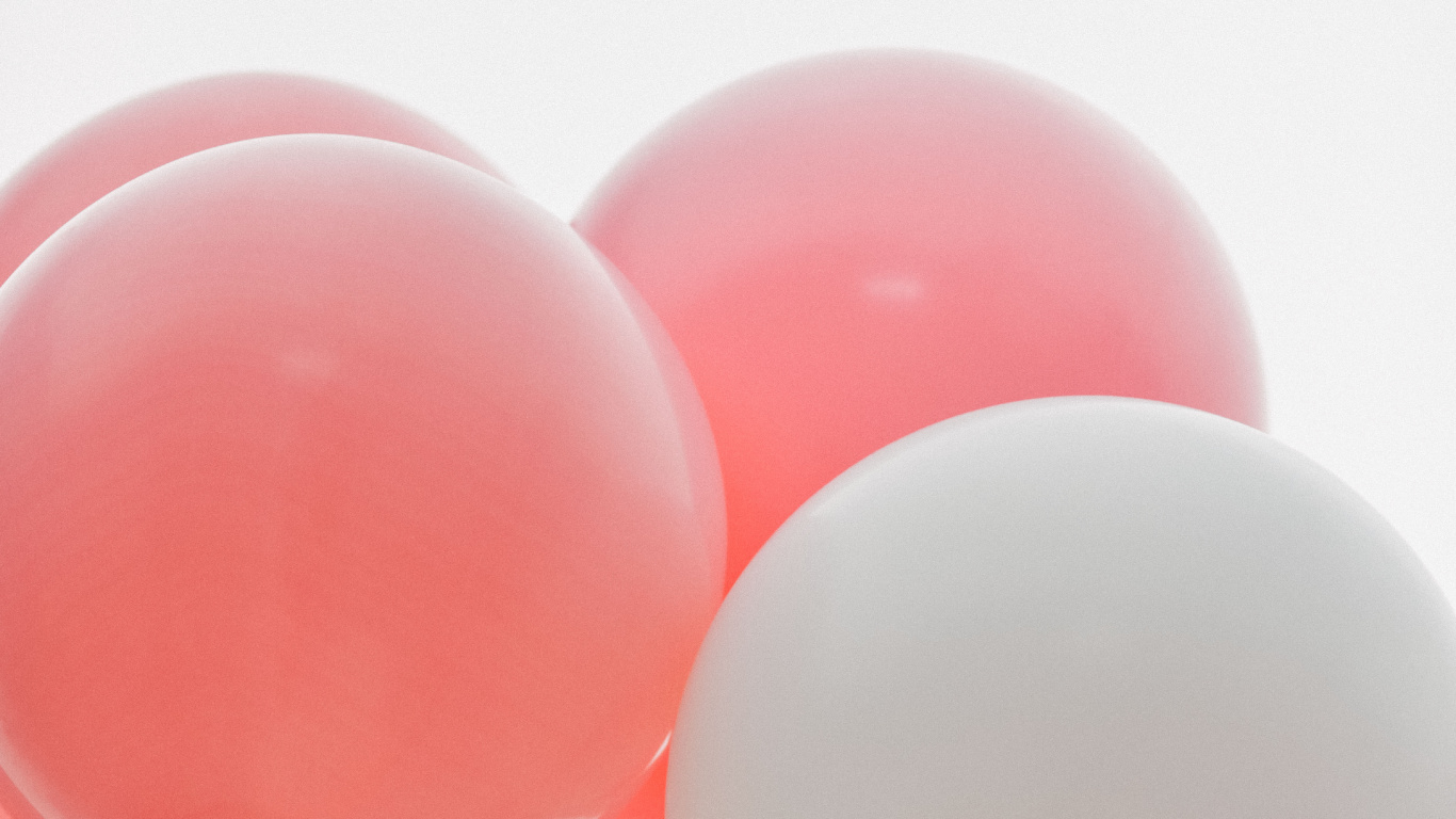 Globo, Cumpleaños, Rosa, de la Fuente Del Partido, Chubi Oberdorf. Wallpaper in 1366x768 Resolution