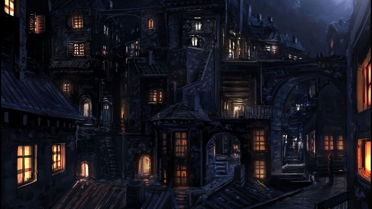 Braune Holzbank in Der Nähe Von Braunem Holzgebäude. Wallpaper in 1280x720 Resolution