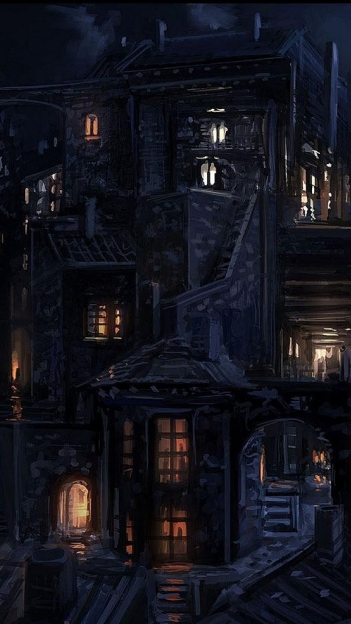 Braune Holzbank in Der Nähe Von Braunem Holzgebäude. Wallpaper in 720x1280 Resolution