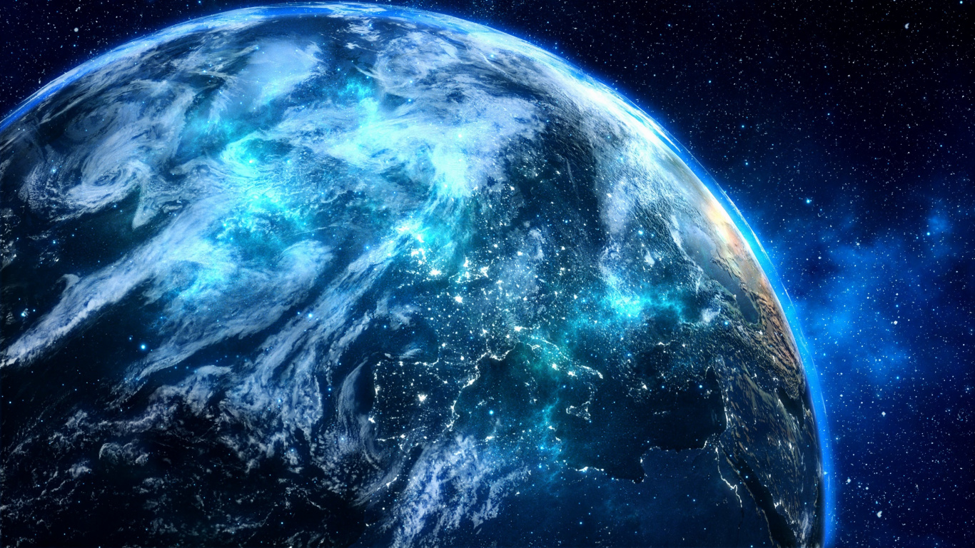这个星球, 宇宙, 空间, 明星, 外层空间 壁纸 1366x768 允许