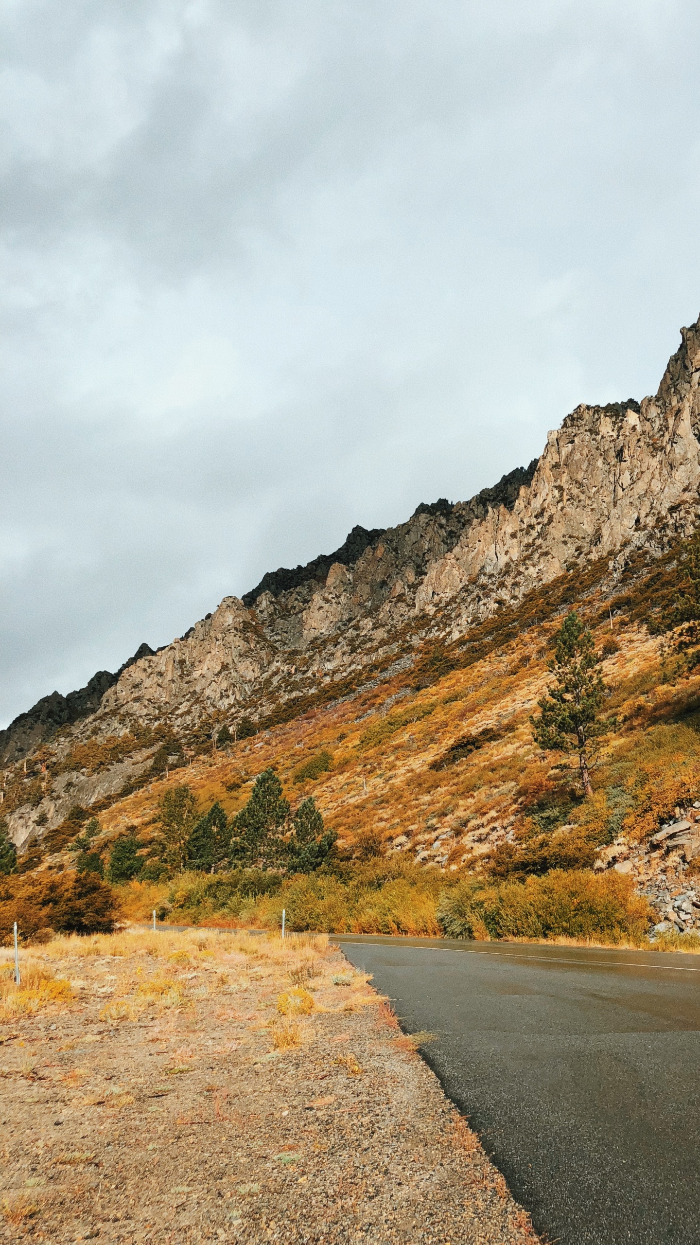 Carretera, Las Formaciones Montañosas, Highland, la Superficie de la Carretera, Pendiente. Wallpaper in 1440x2560 Resolution