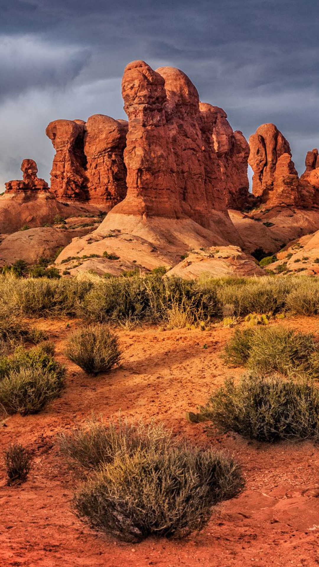 Sonnenuntergang Moab, Arches National Park, Zion National Park, Bryce Canyon National Park, Nationalpark. Wallpaper in 1080x1920 Resolution
