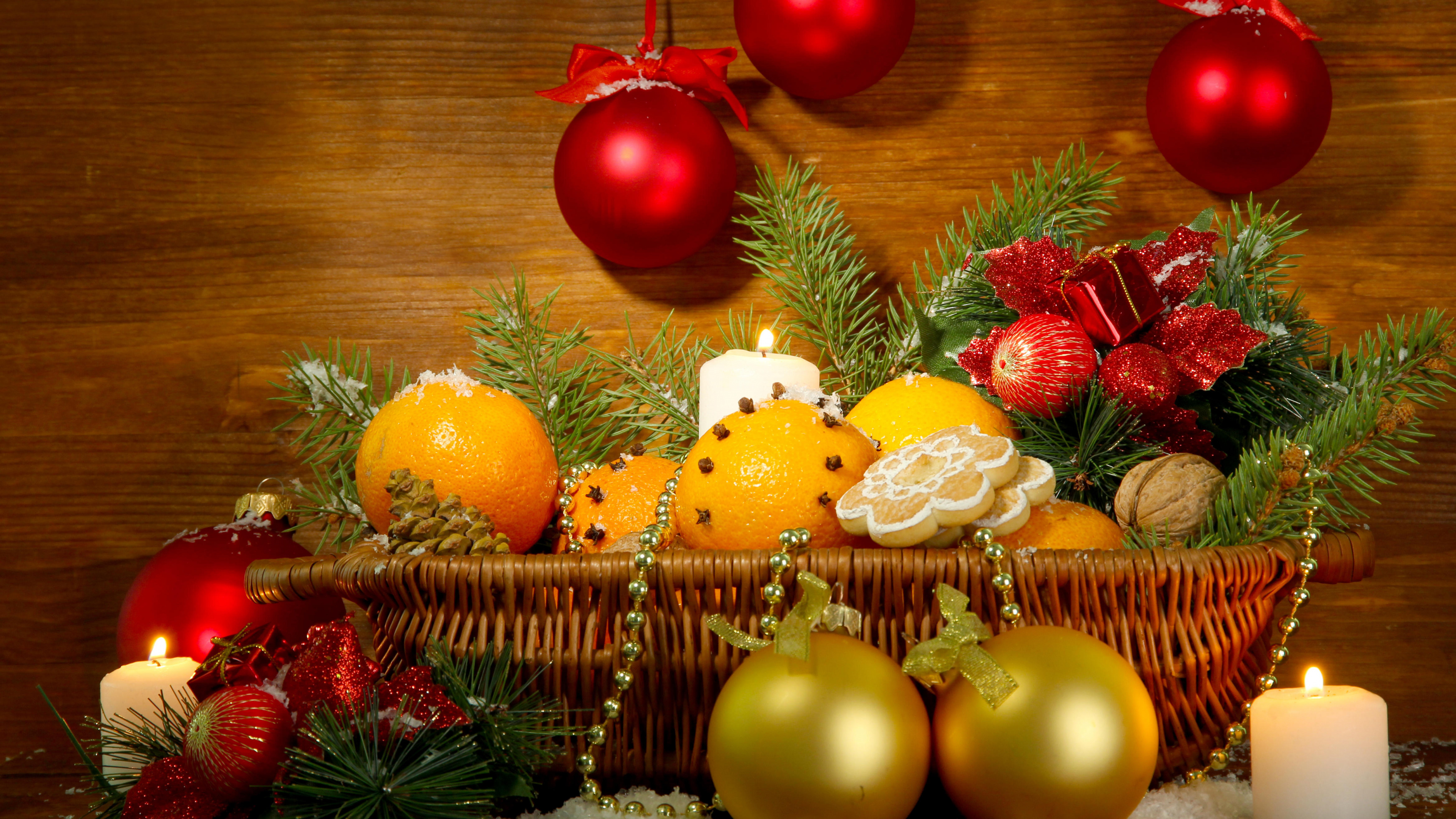 Neujahr, Weihnachten, Christmas Ornament, Weihnachtsdekoration, Stilleben. Wallpaper in 3840x2160 Resolution