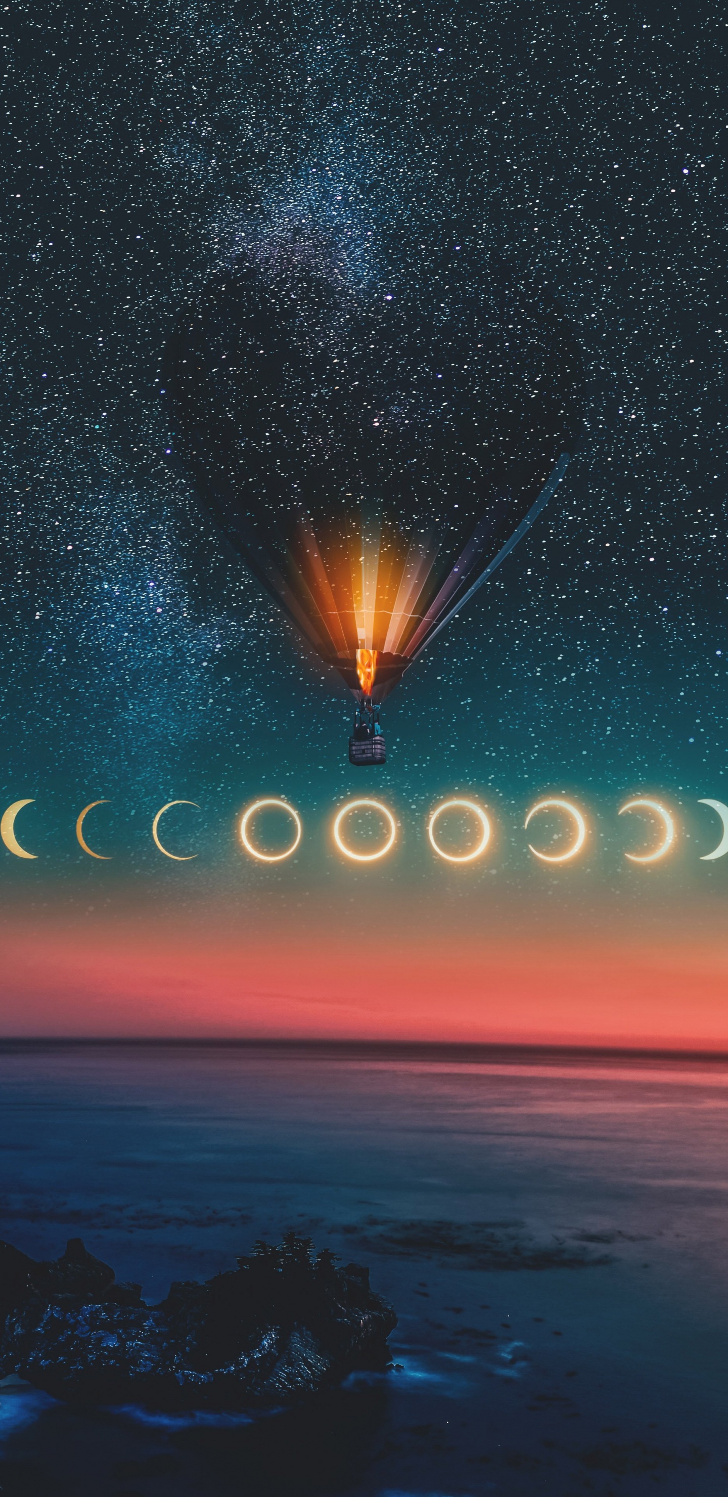 Naturaleza, Ambiente, Entorno Natural, Agua, Paisaje Natural. Wallpaper in 1440x2960 Resolution