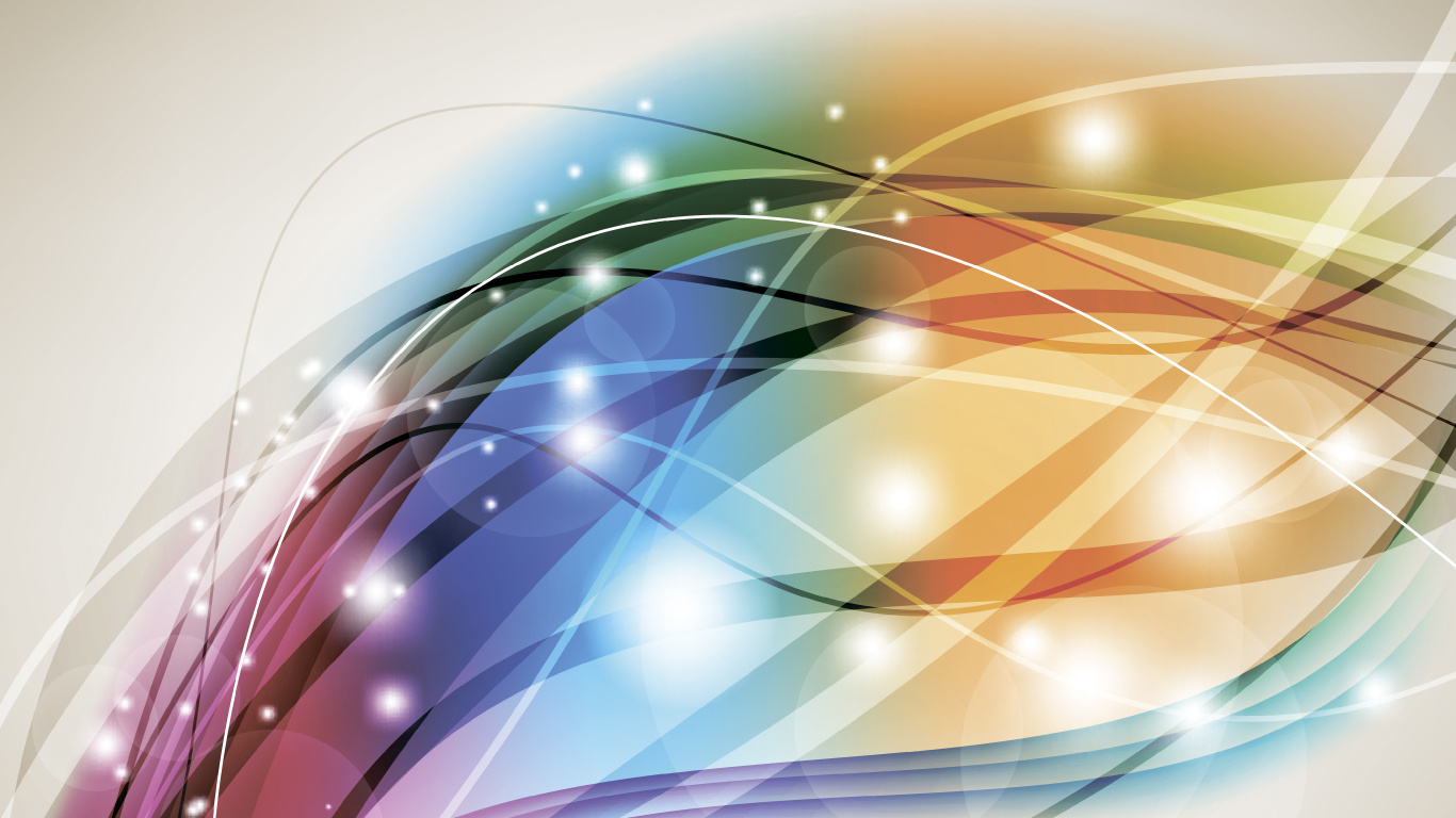 Lila Gelbes Und Rosa Licht. Wallpaper in 1366x768 Resolution