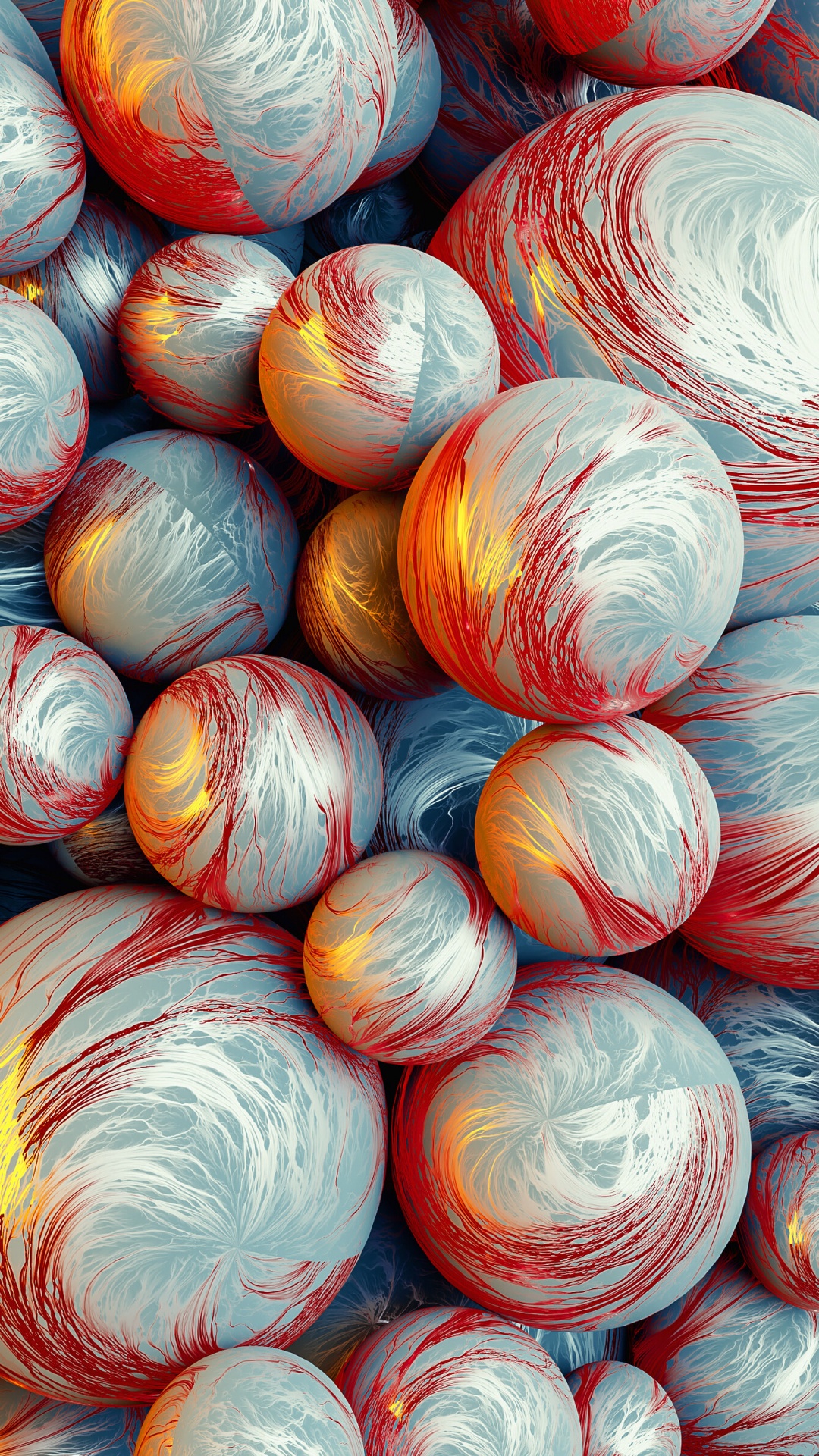 Red White and Blue Thread. Wallpaper in 1080x1920 Resolution