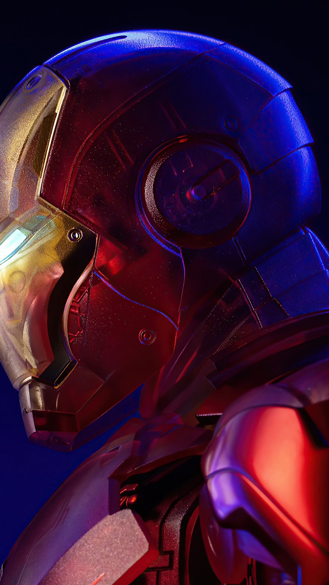 Iron Man, Marvel Cinematic Universe, War Machine, Superhero, Marvel Comics. Wallpaper in 1080x1920 Resolution
