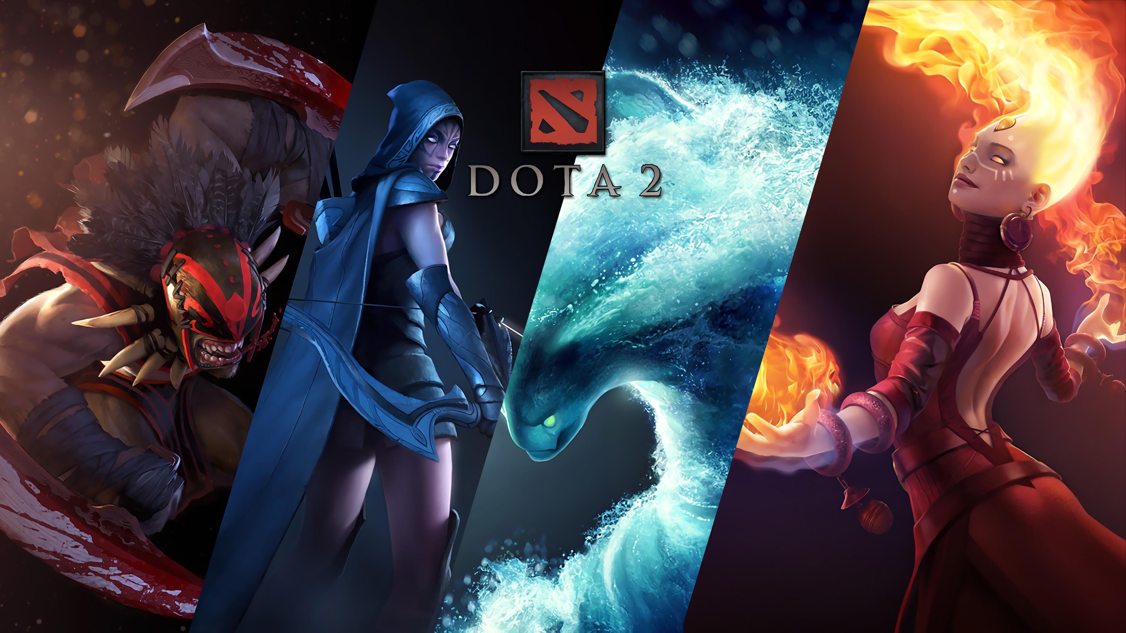 Dota 2, Valve Corporation, Games, Illustration, pc Game. Wallpaper in 3840x2160 Resolution