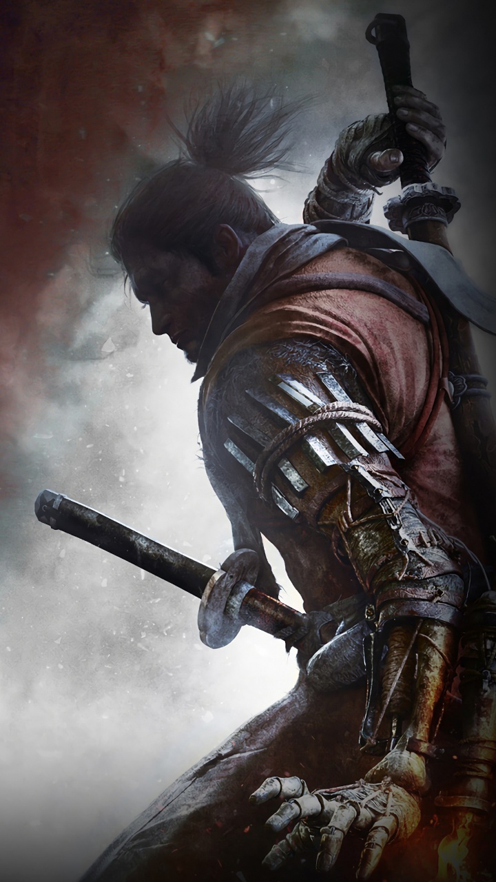 Sekiro: Shadows Die Twice, 蒸汽交易卡, 艺术, 雕塑, 盔甲 壁纸 720x1280 允许