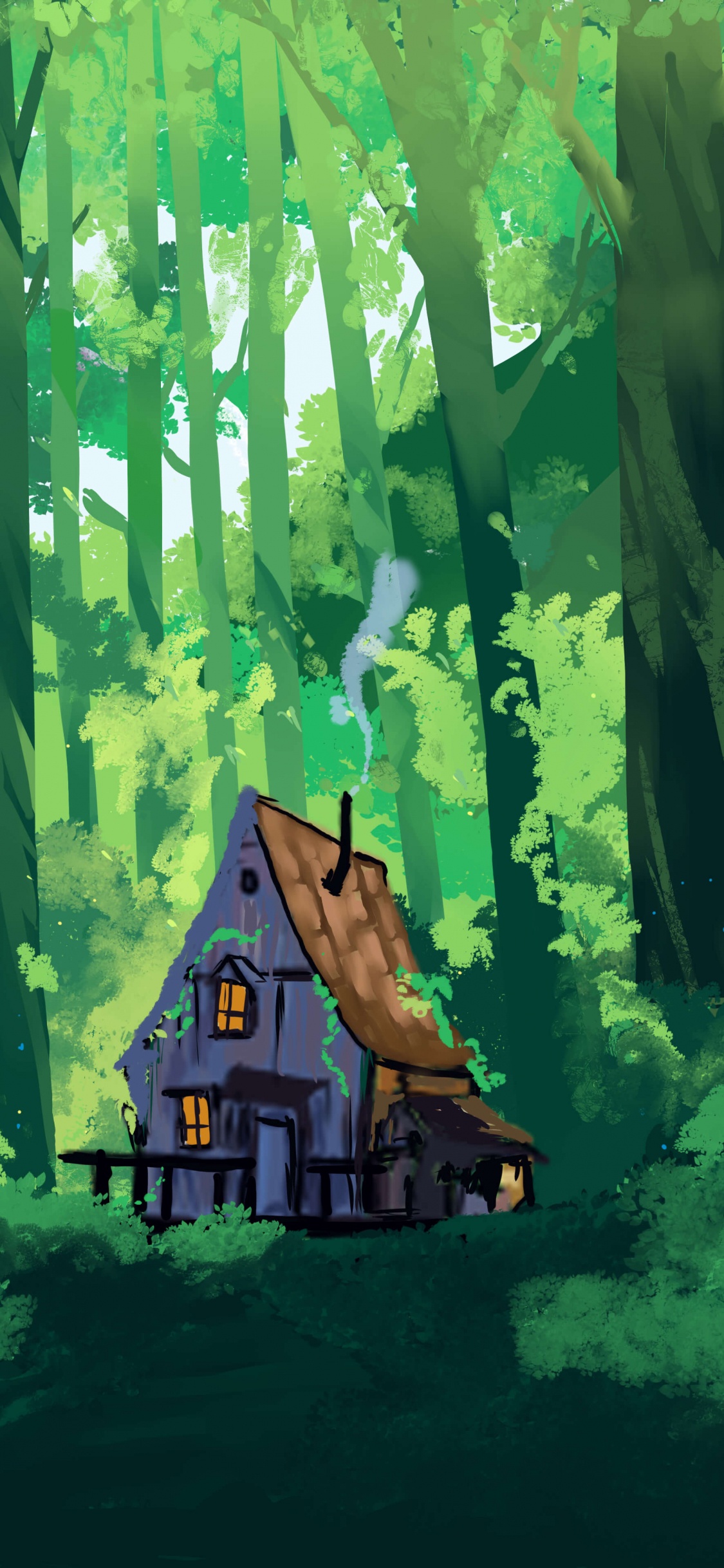 Natur, Dinosaurier-Spiel, Illustration, Kunst, Visual Arts. Wallpaper in 1125x2436 Resolution