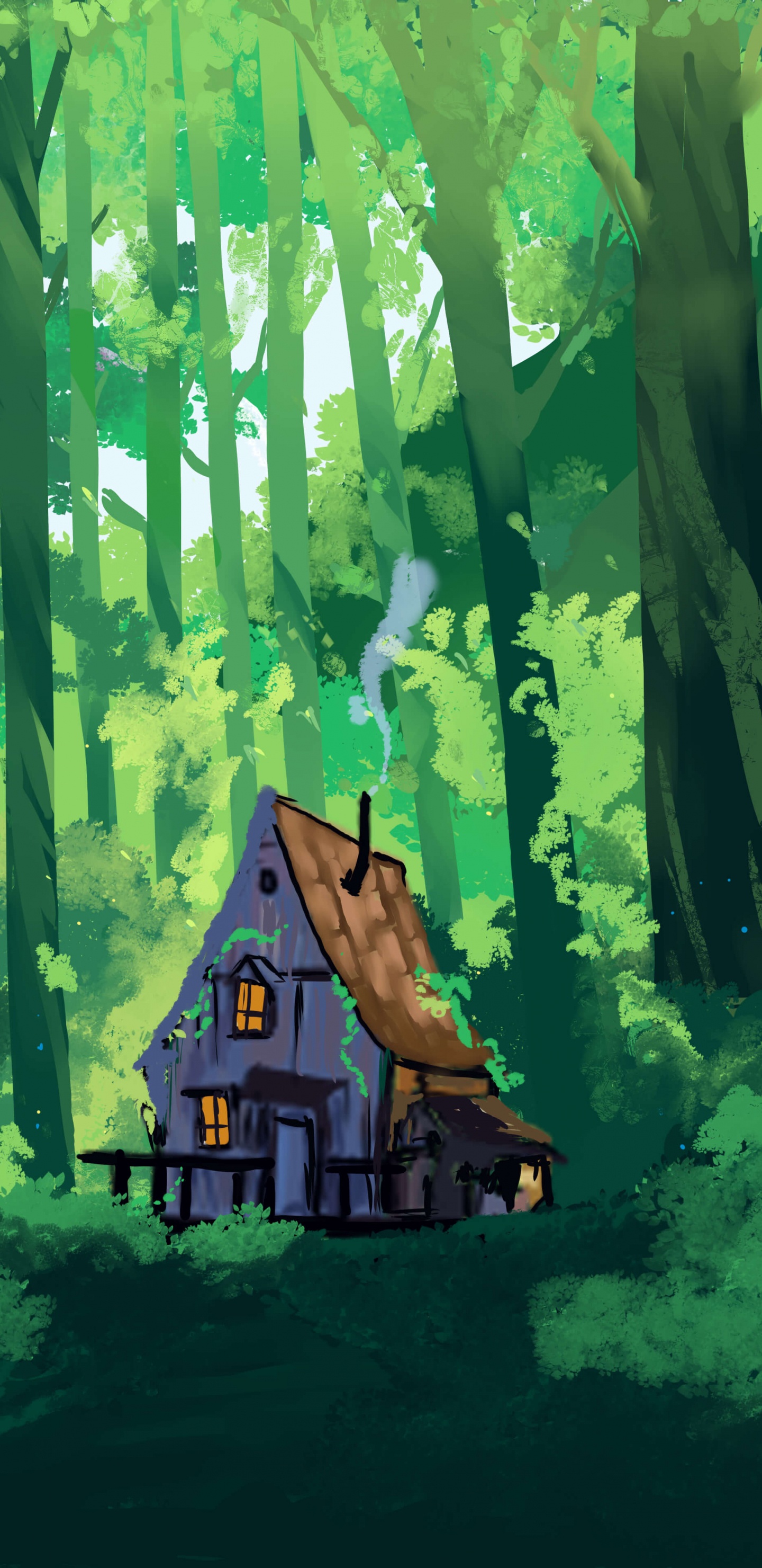 Natur, Dinosaurier-Spiel, Illustration, Kunst, Visual Arts. Wallpaper in 1440x2960 Resolution