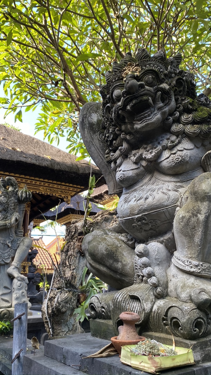 Bali, Statue, Stone Carving, Archaeological Site, Ancient History. Wallpaper in 720x1280 Resolution