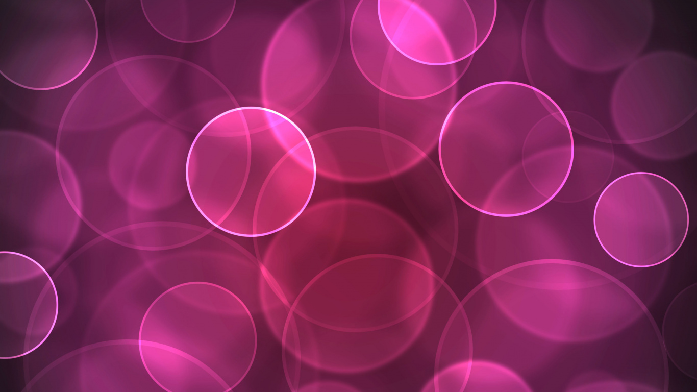 Lumières Bokeh Roses et Blanches. Wallpaper in 1366x768 Resolution