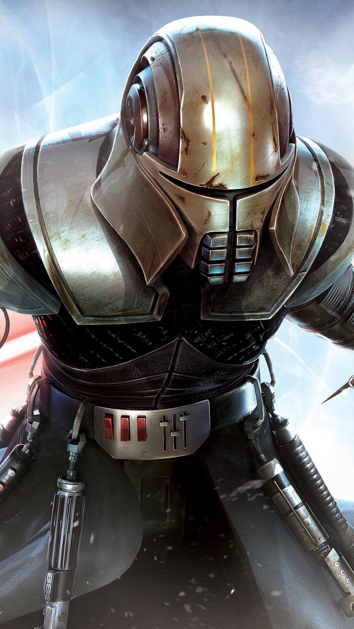 Star Wars - Die Entfesselte Macht, Star Wars, Rüstung, Ritter, Lichtschwerter. Wallpaper in 720x1280 Resolution