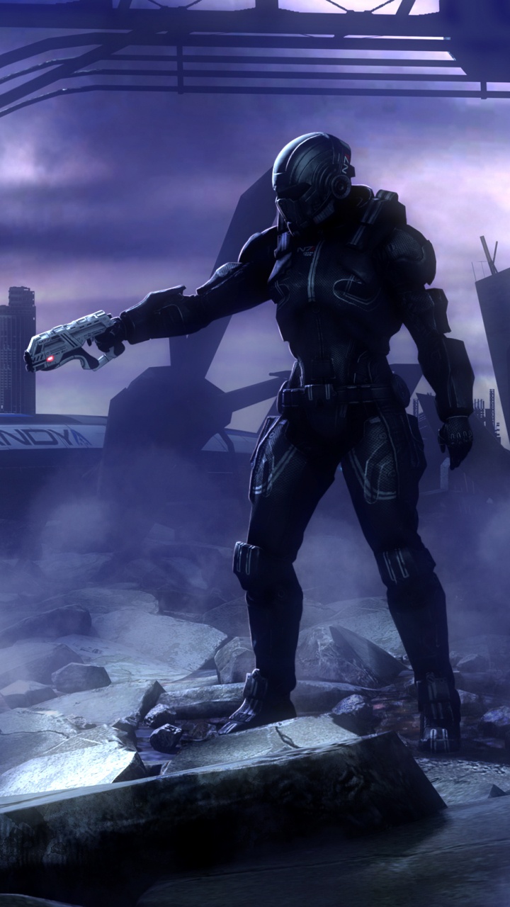 Juego de Aventura de Acción, Pel, Evento, Efecto de Masa, el Comandante Shepard. Wallpaper in 720x1280 Resolution