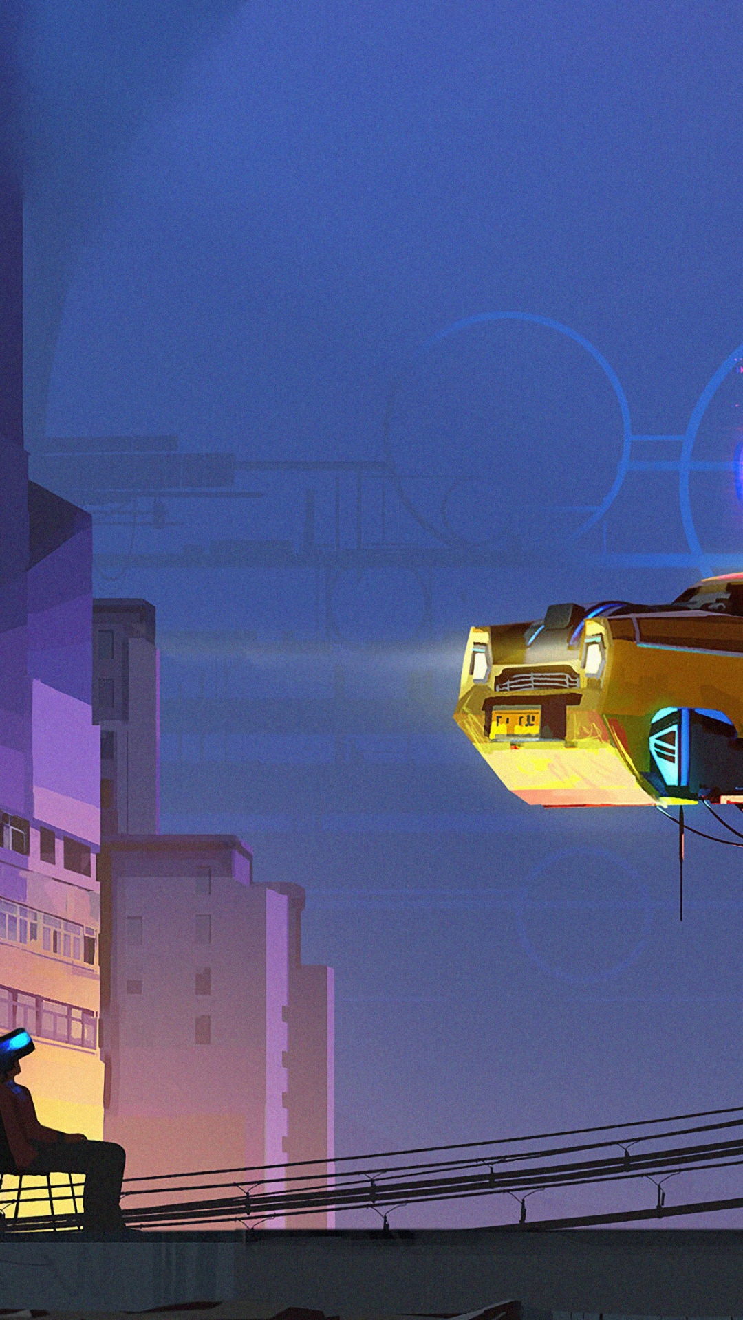 Yellow and Black Car on Road During Night Time. Wallpaper in 1080x1920 Resolution