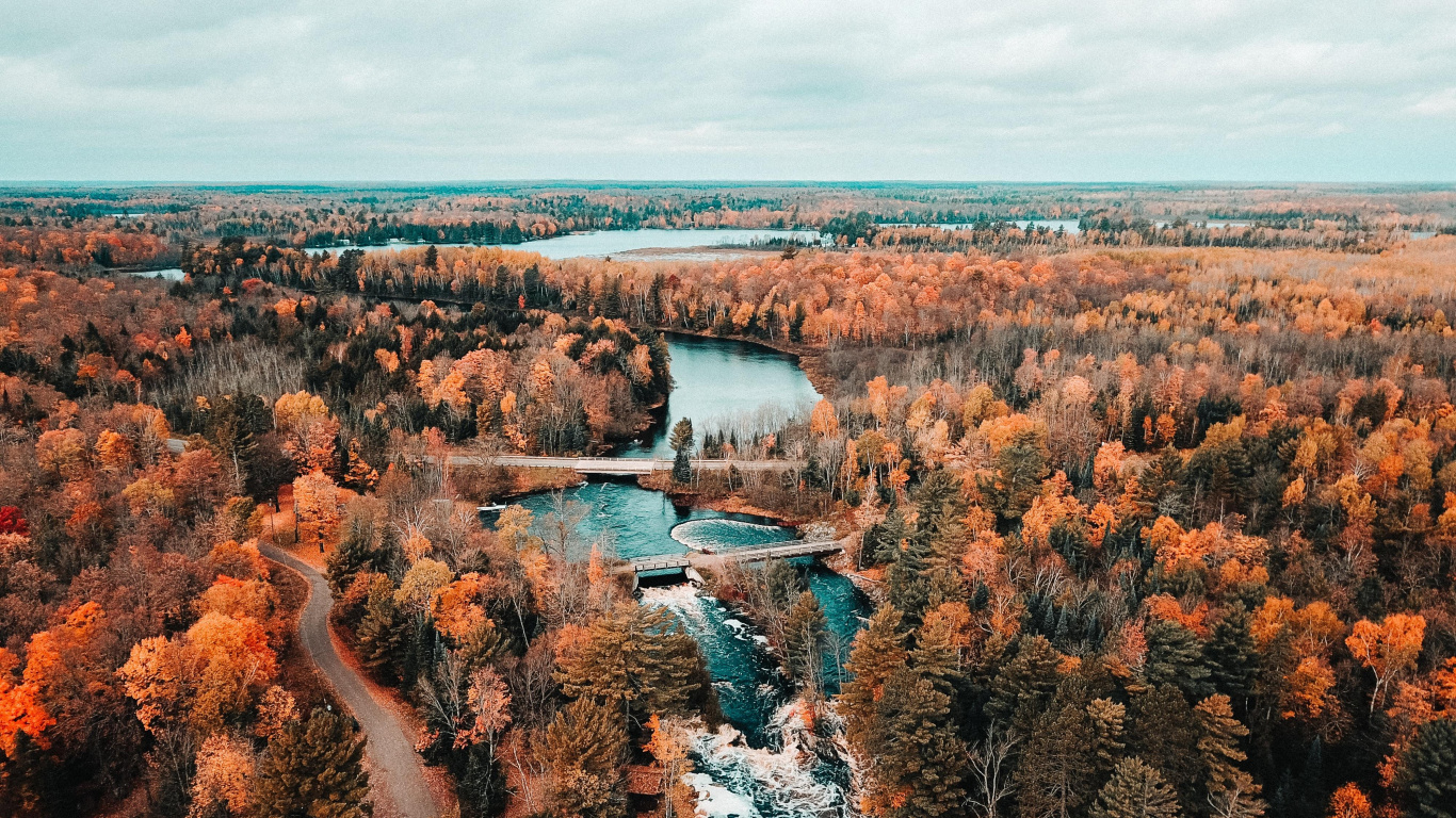 Landscape, Cloud, Water, Plant, Plant Community. Wallpaper in 1366x768 Resolution