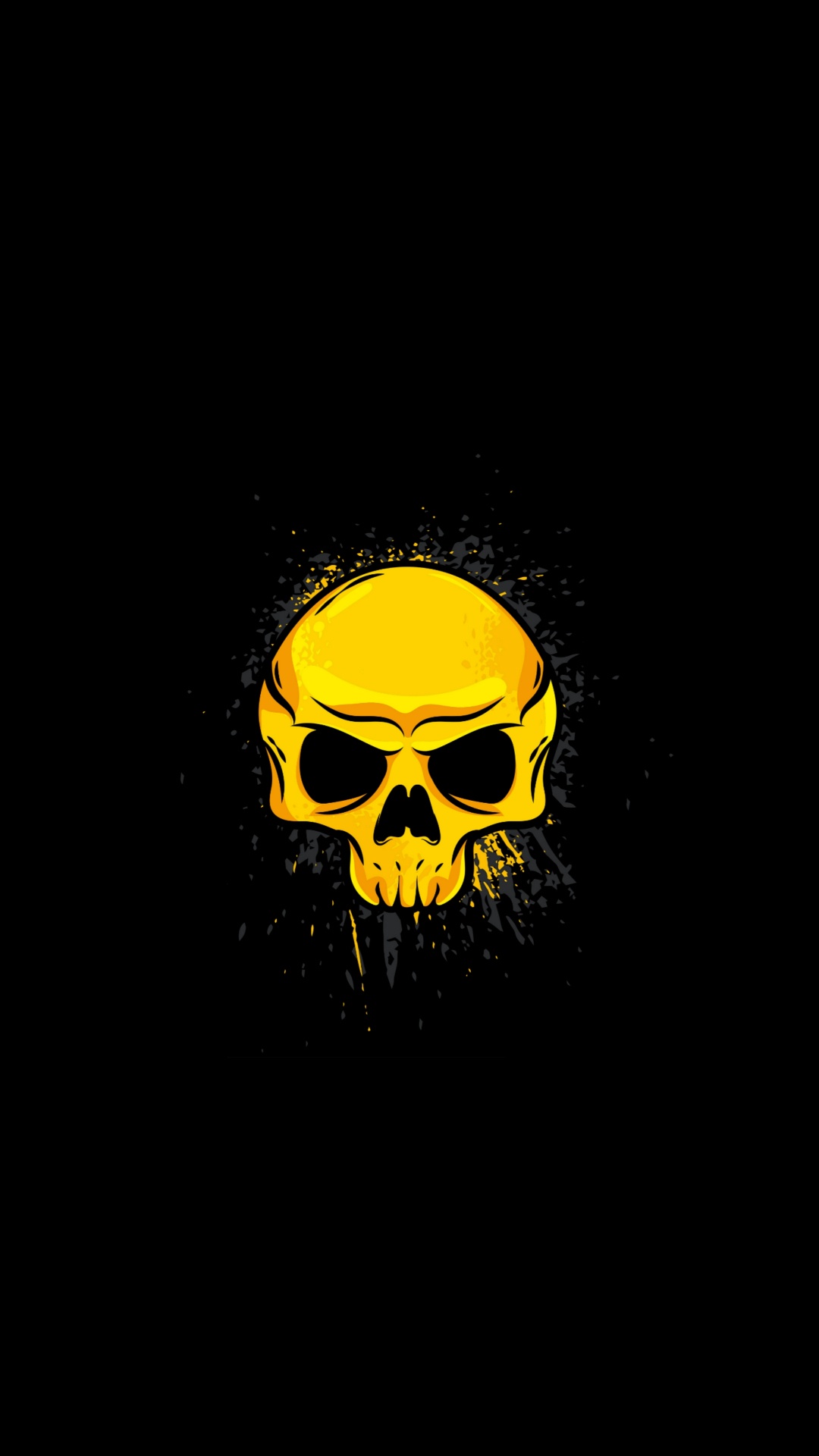 Skull, 6s, abstract, android, apple, dark, ios, iphone, scare, HD phone  wallpaper | Peakpx