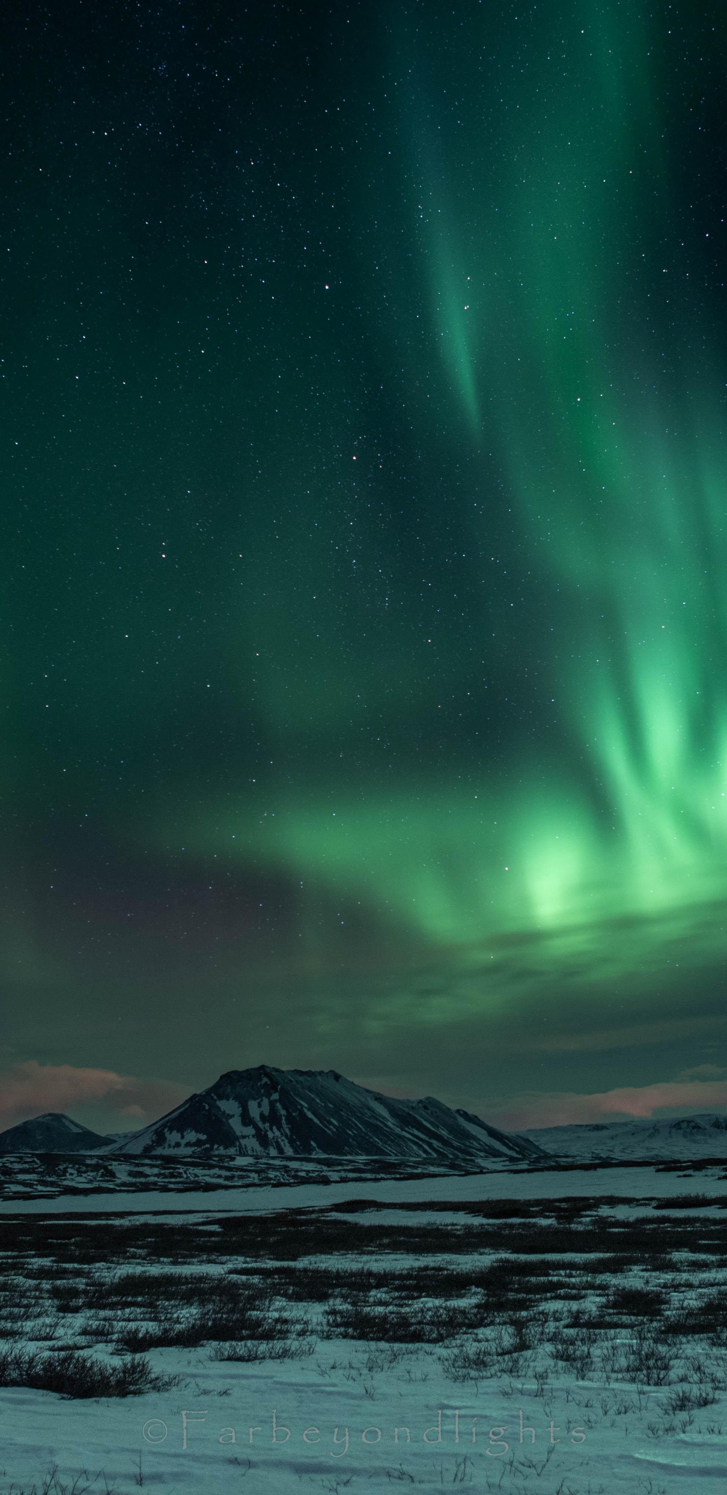 Aurora, Ártico, Naturaleza, Ambiente, Congelación. Wallpaper in 1440x2960 Resolution