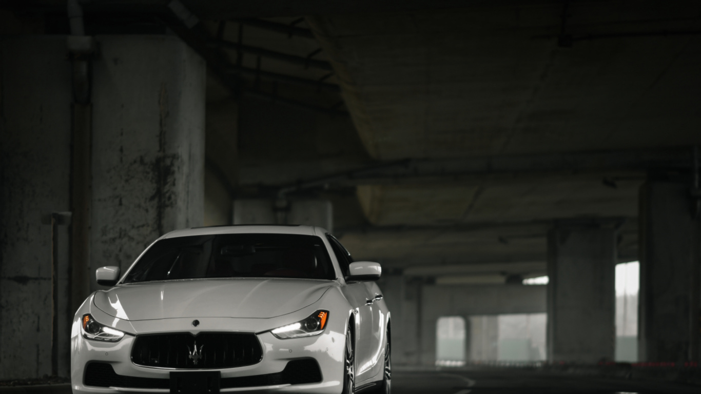 Grayscale Photo of Bmw m 3 Coupe. Wallpaper in 1366x768 Resolution