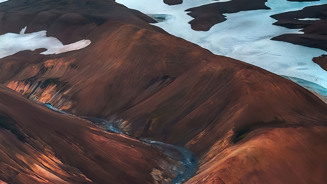 Gipfel, Schnee, Natur, Naturlandschaft, Hochland. Wallpaper in 1366x768 Resolution