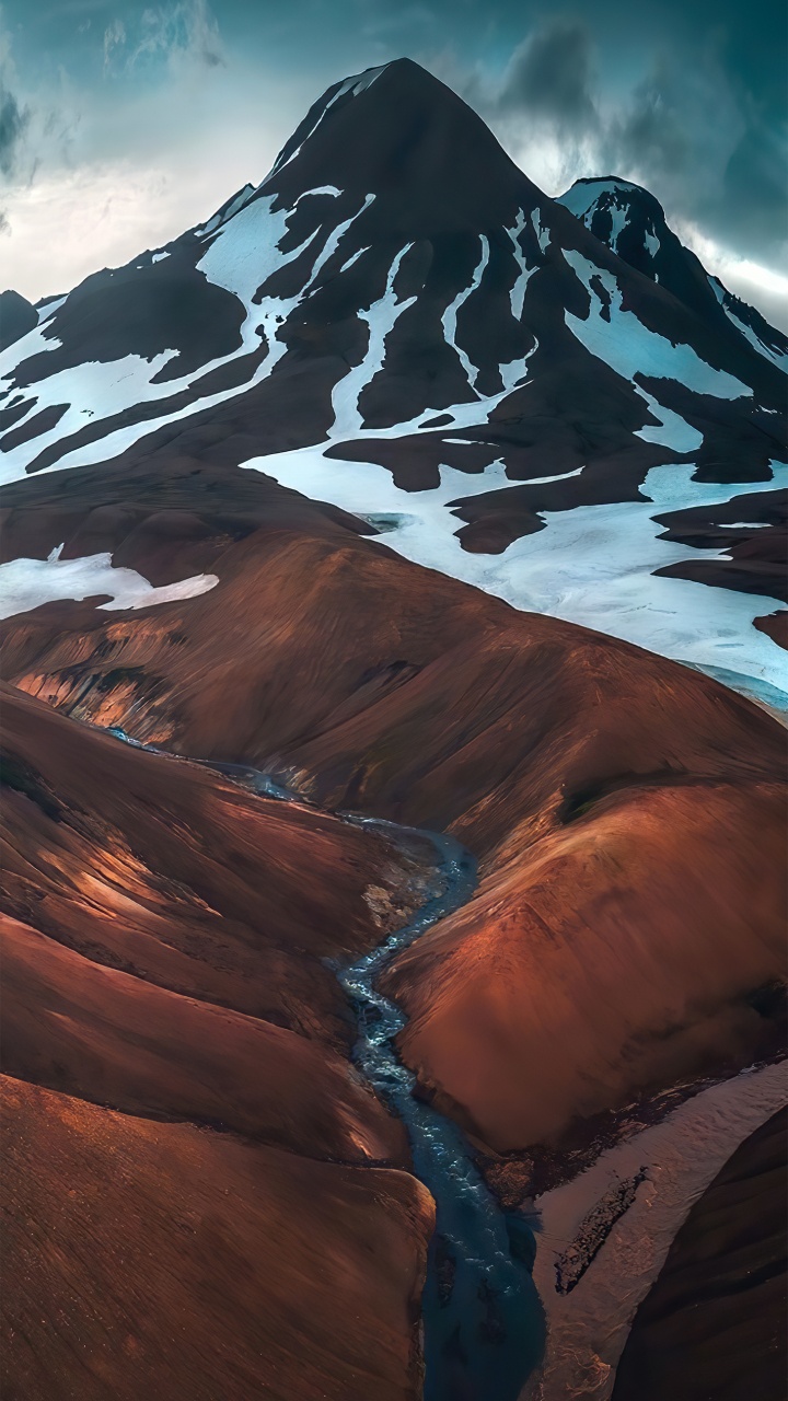 Summit, Mountain, Snow, Nature, World. Wallpaper in 720x1280 Resolution