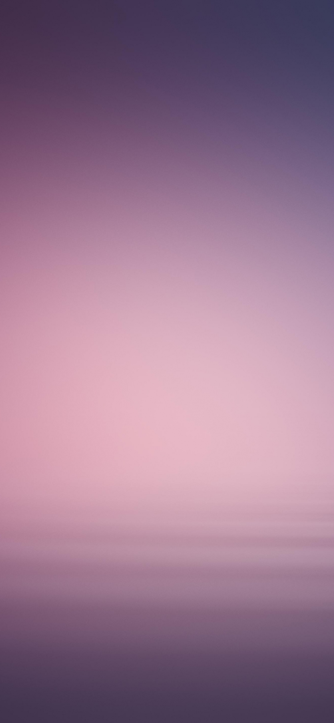 紫色的, 地平线, 冷静, 早上, 黎明 壁纸 1125x2436 允许