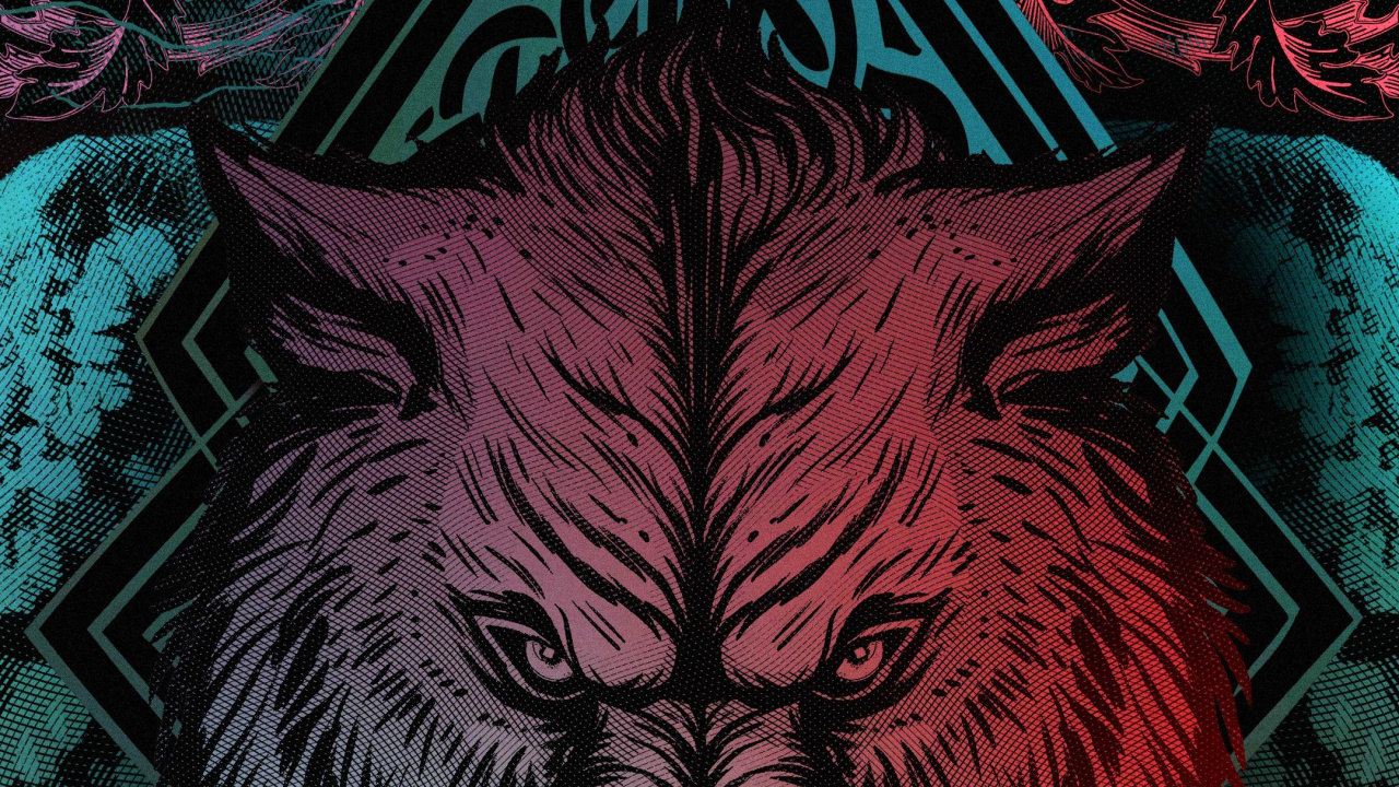 Vikings, Ios, Kunst, Wand, Carnivore. Wallpaper in 1280x720 Resolution