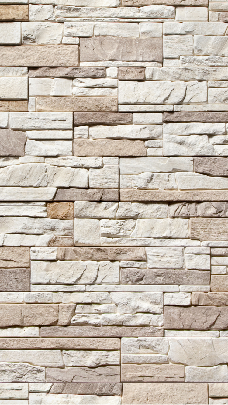 石壁, 正面, 砖, 砌砖, 建筑 壁纸 750x1334 允许