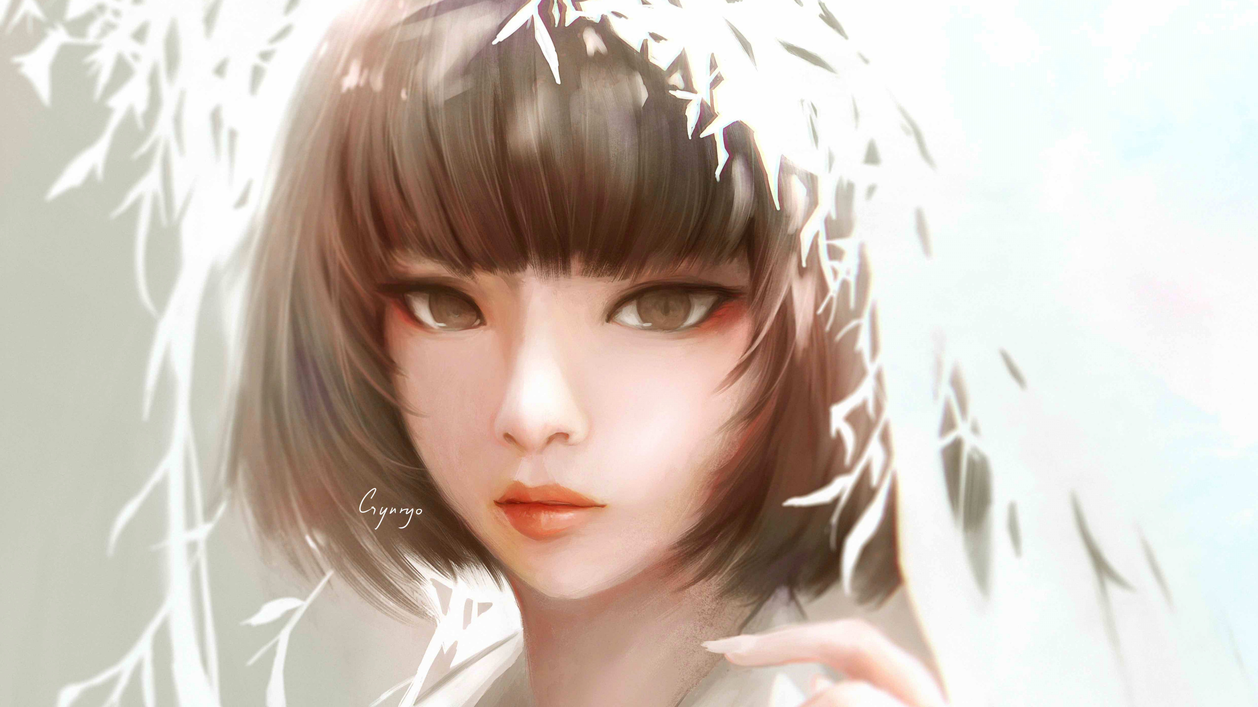 数码艺术, 头发, 发型, 假发, 刘海 壁纸 2560x1440 允许