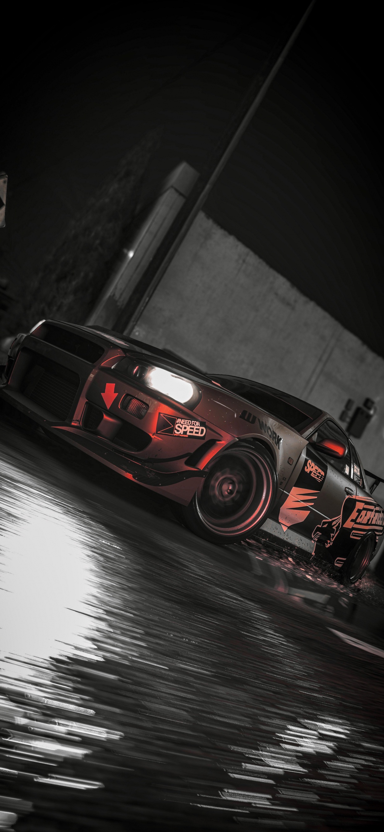 Reflection, Cars, Tire, Water, Automotive Tire. Wallpaper in 1242x2688 Resolution