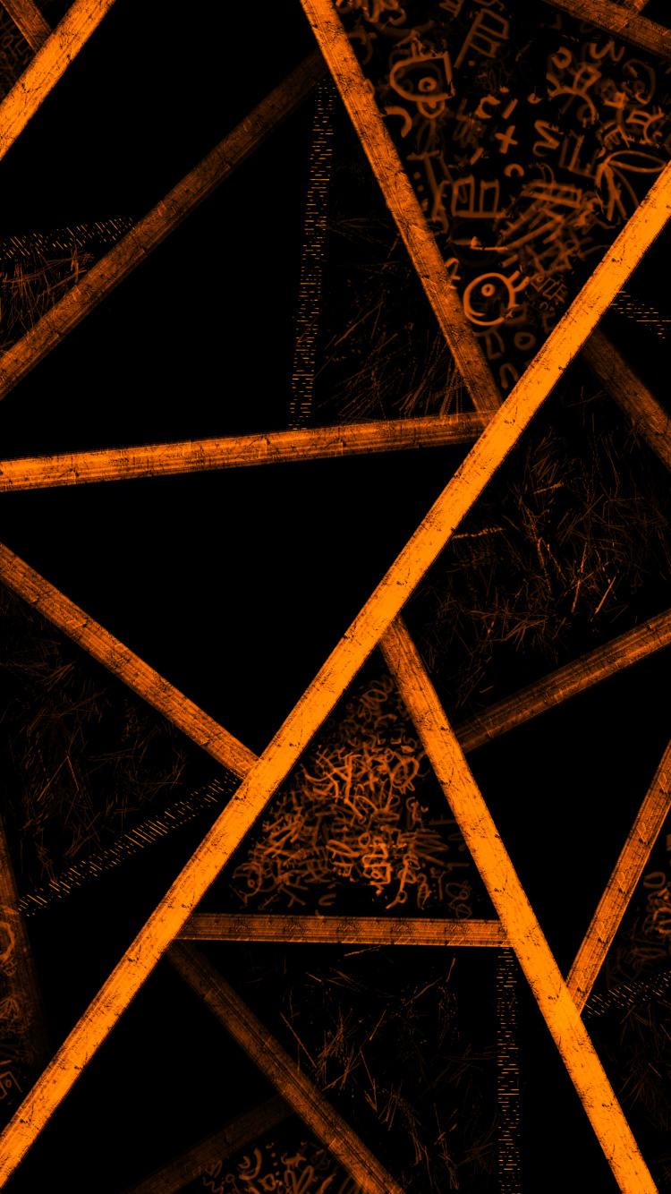 Triangle, Pixel 6a, Brown, Wood, Symmetry. Wallpaper in 750x1334 Resolution