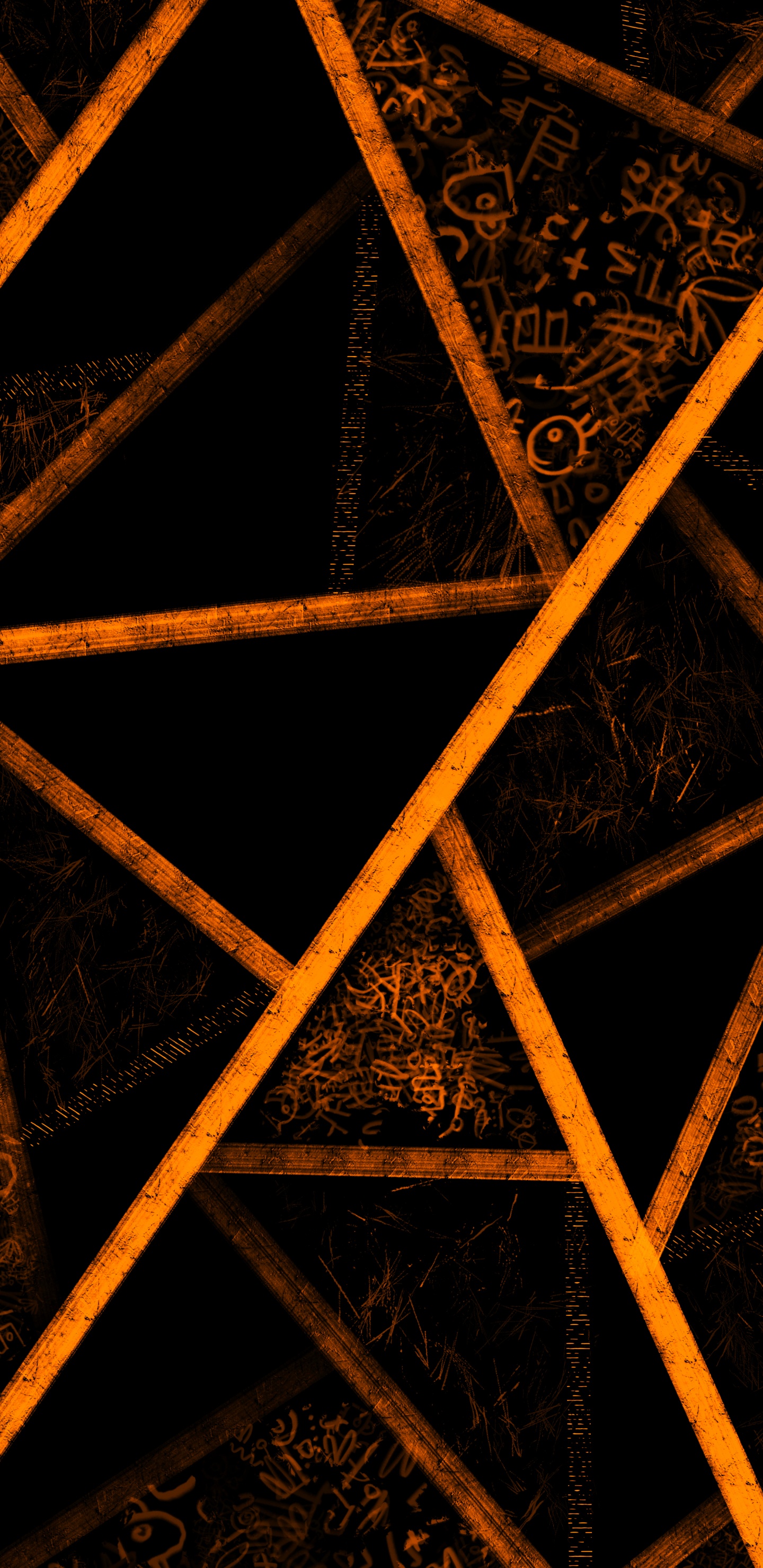 Triangulo, Píxel 6a, Morena, Madera, Simetría. Wallpaper in 1440x2960 Resolution