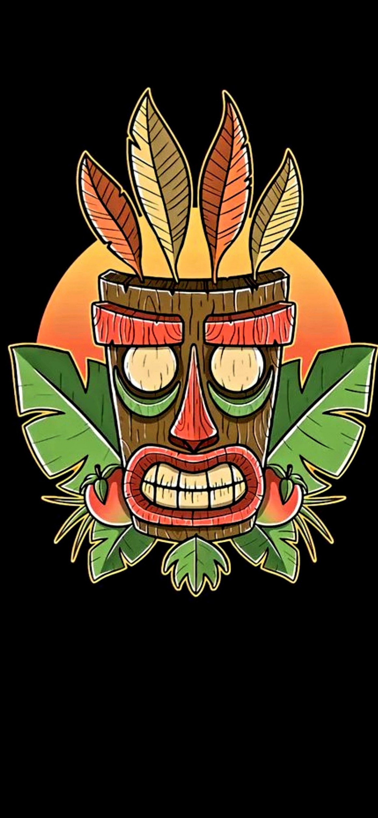 T-shirt, Tiki, Chemise, Crash Bandicoot, T-shirt Crash Bandicoot. Wallpaper in 1242x2688 Resolution