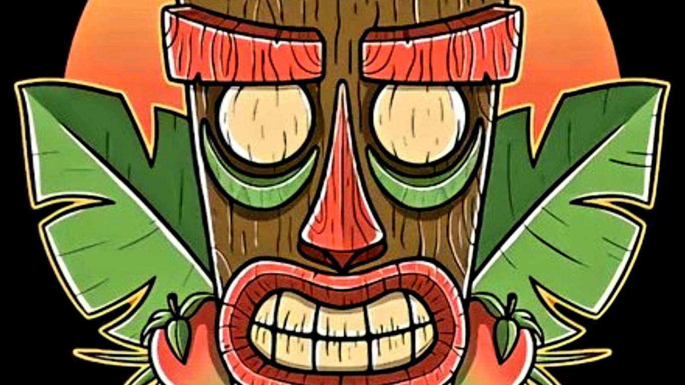 t Shirt, Tiki, Shirt, Crash Bandicoot, Crash Bandicoot Tee. Wallpaper in 1366x768 Resolution
