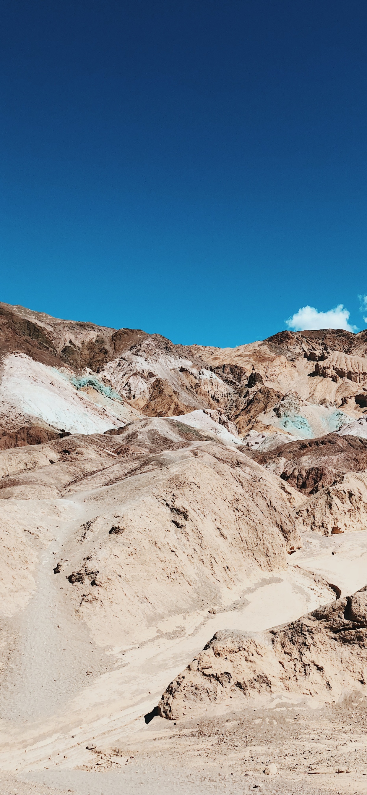 Californie, Unis, le Parc National De, Palette D'artistes, Badlands. Wallpaper in 1242x2688 Resolution