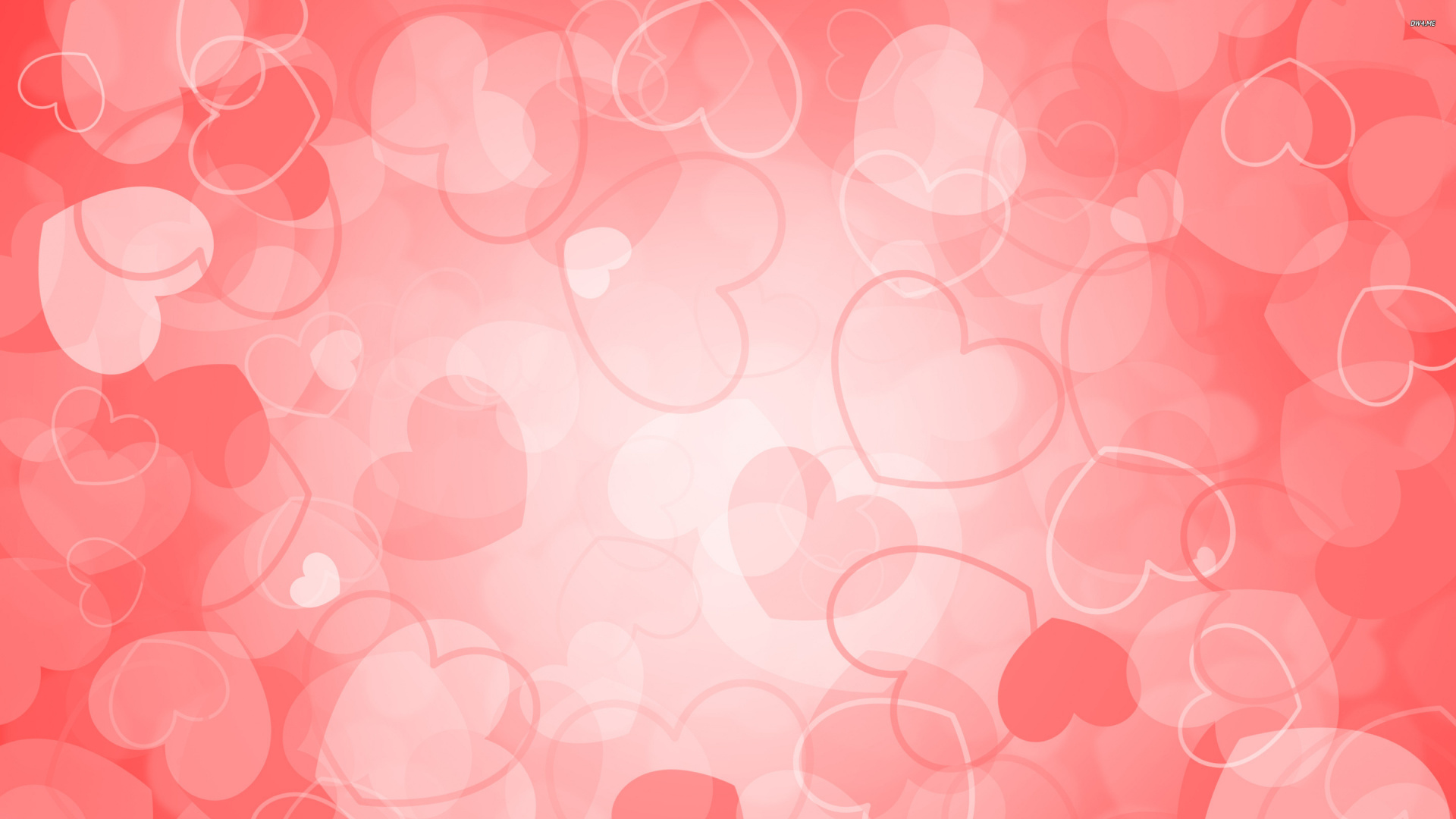Herzen, Pink, Muster, Magenta, Peach. Wallpaper in 1920x1080 Resolution