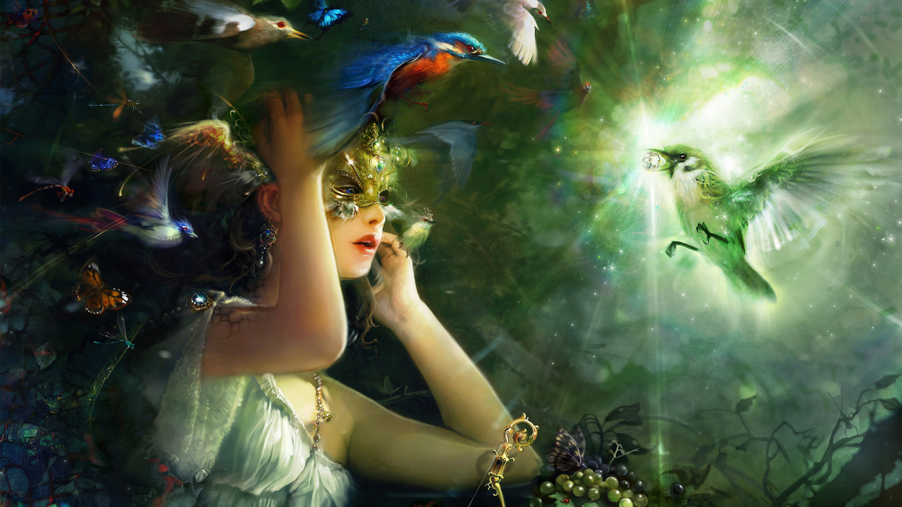 迪斯尼仙女, 童话, 神秘的生物, 传奇, 水下 壁纸 1280x720 允许