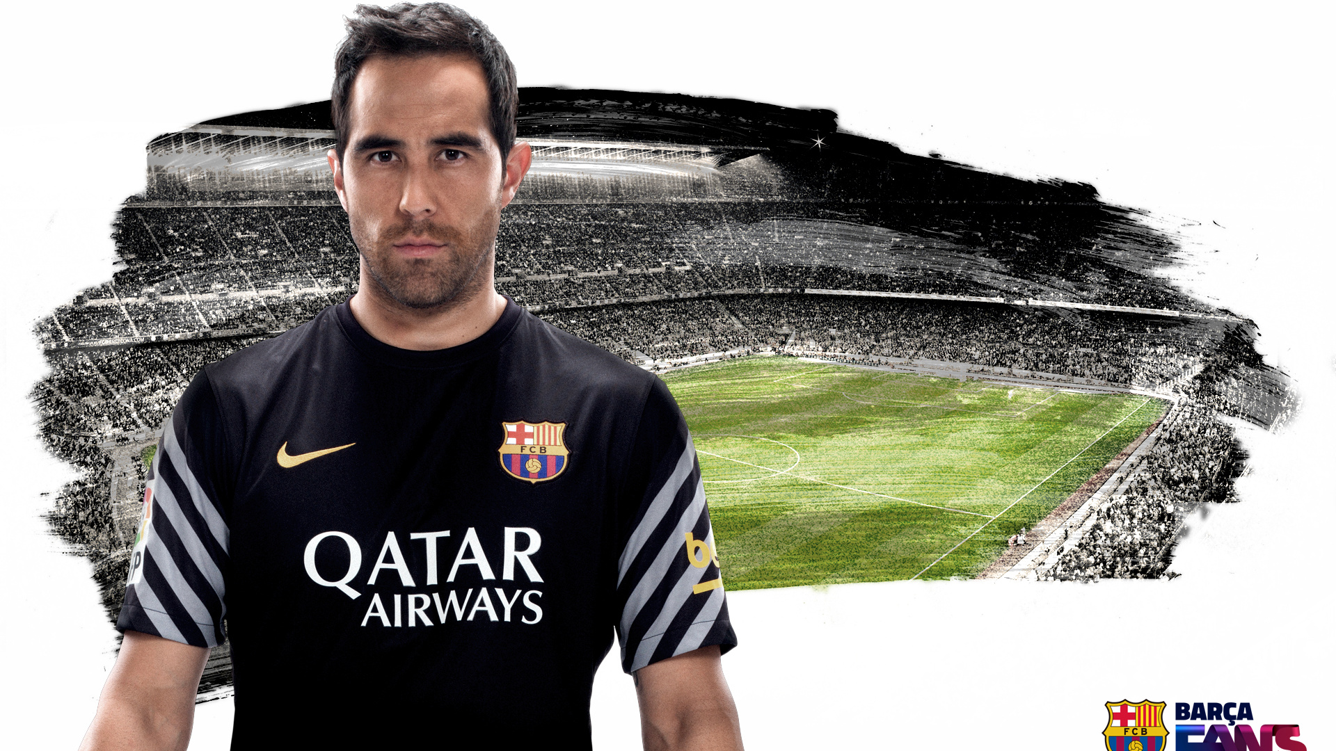 Man in Black and White Adidas Crew Neck T-shirt Standing on Green Grass Field During. Wallpaper in 1920x1080 Resolution