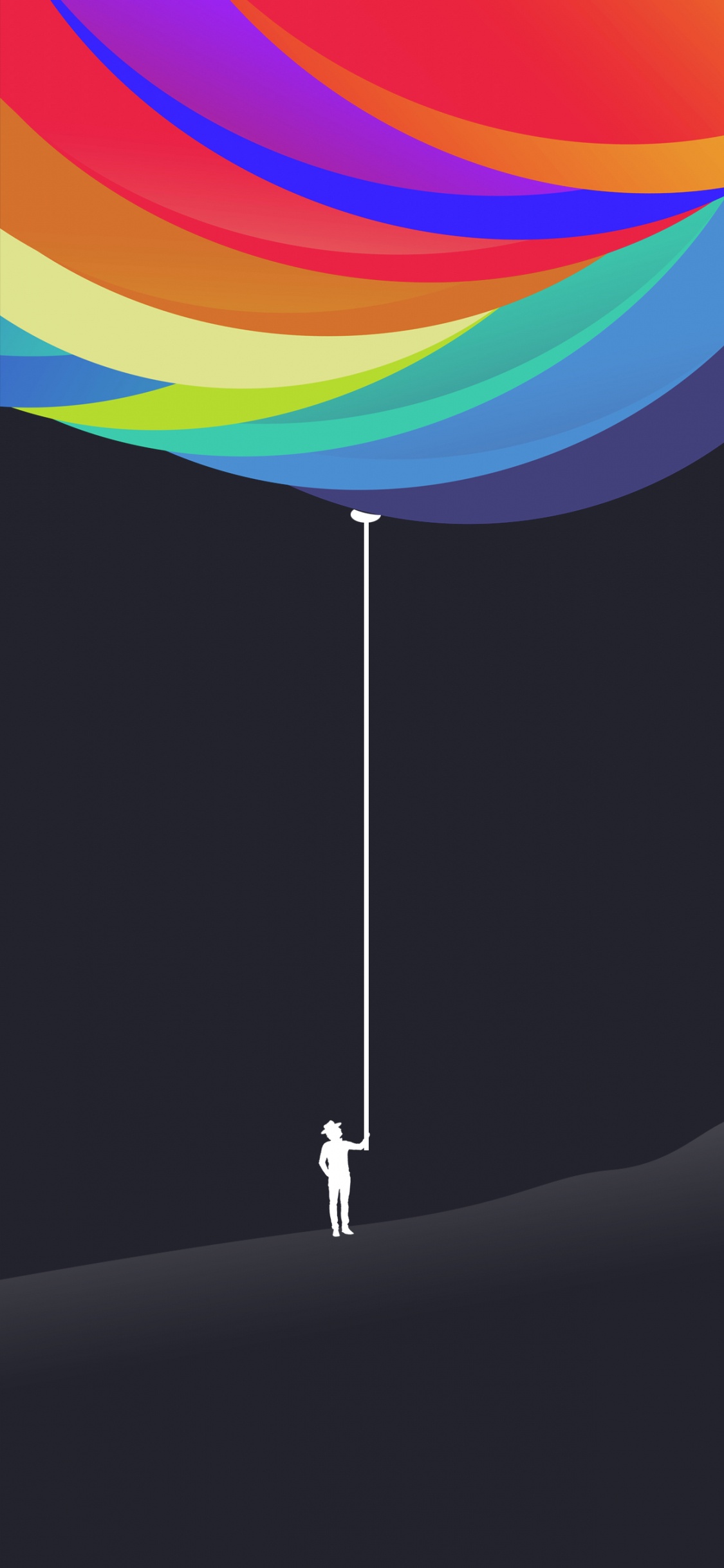 Apple, Graphisme, Lumière, Noir, Rectangle. Wallpaper in 1125x2436 Resolution