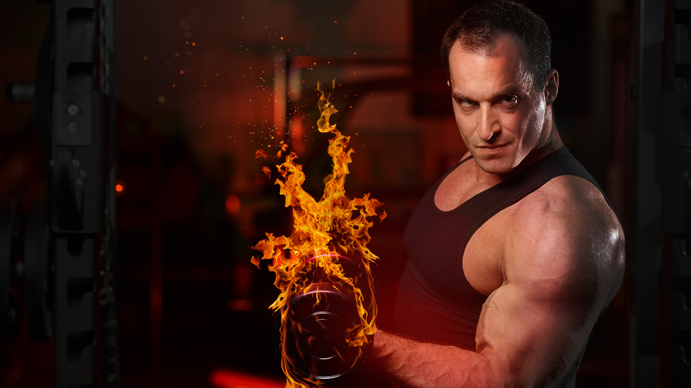 Muskel, Arm, Haar, Mensch, Bodybuilding. Wallpaper in 1366x768 Resolution