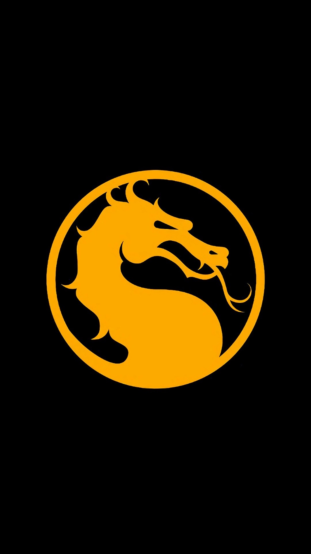 Mortal Kombat x, Logo, Emblème, Symbole, Cercle. Wallpaper in 1080x1920 Resolution