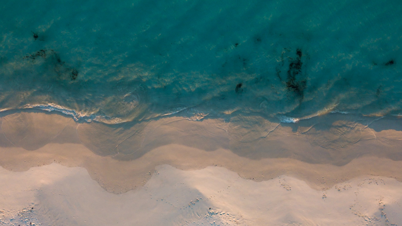 Playa, Mar, Azul, Turquesa, Azure. Wallpaper in 1280x720 Resolution