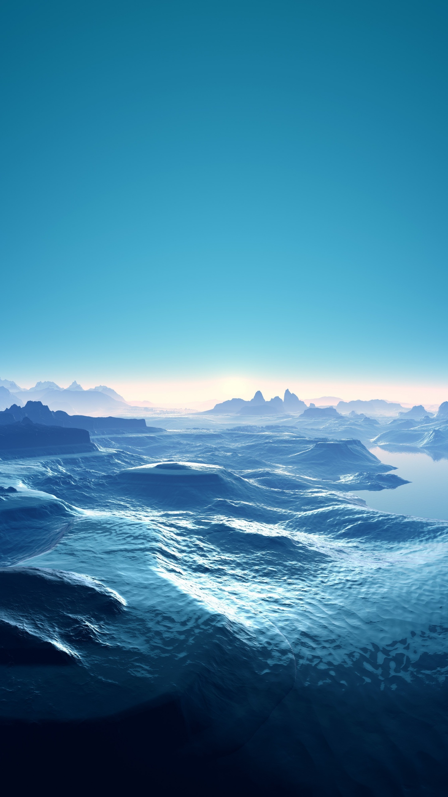 White Clouds Over Snow Covered Mountains During Daytime. Wallpaper in 1440x2560 Resolution